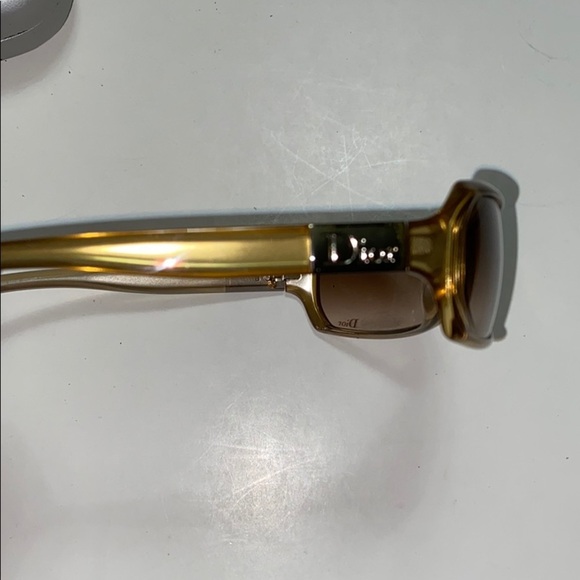 New Dior bronze and silver sunglass vintage main image 4